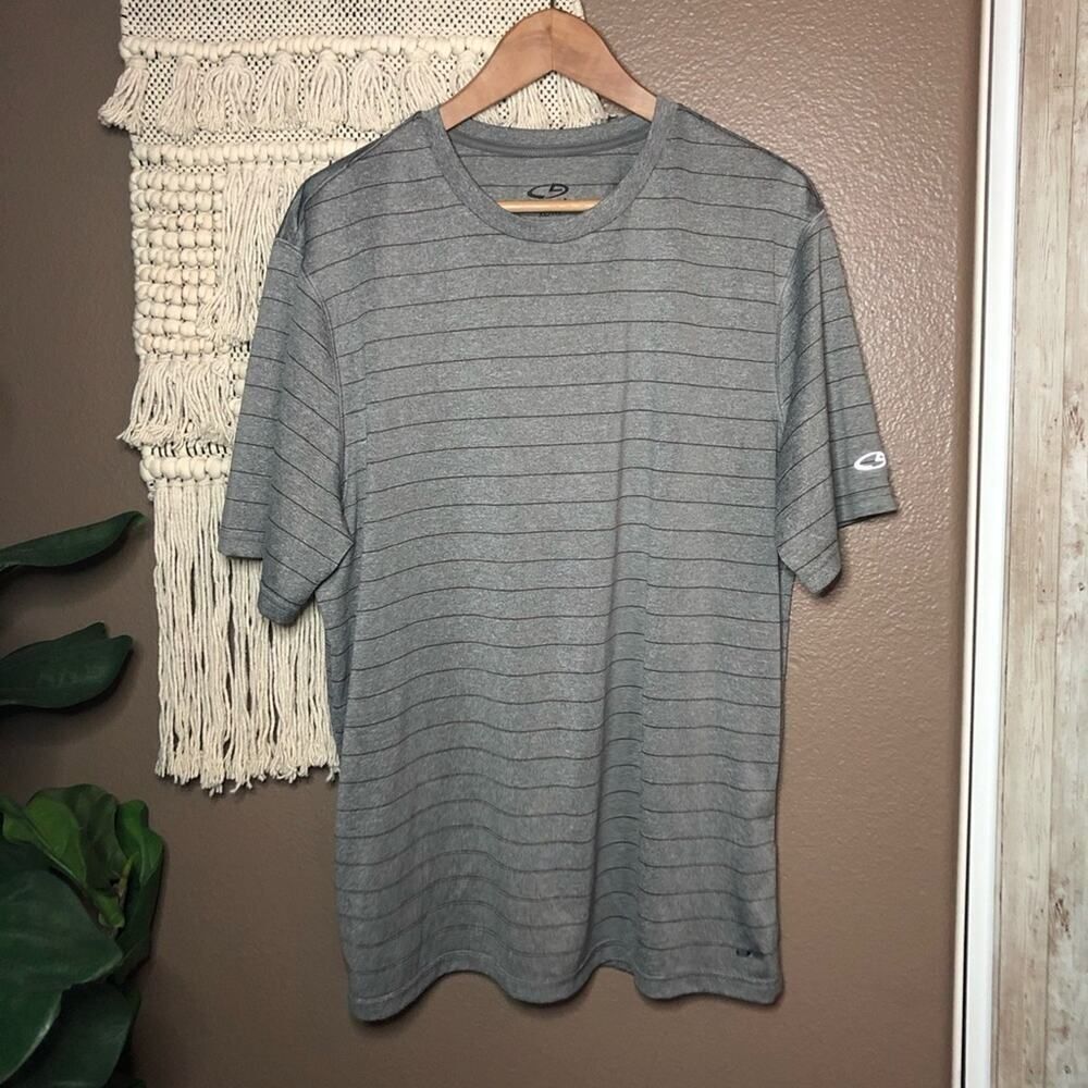 Champion Duo Dry Gray Striped Shirt